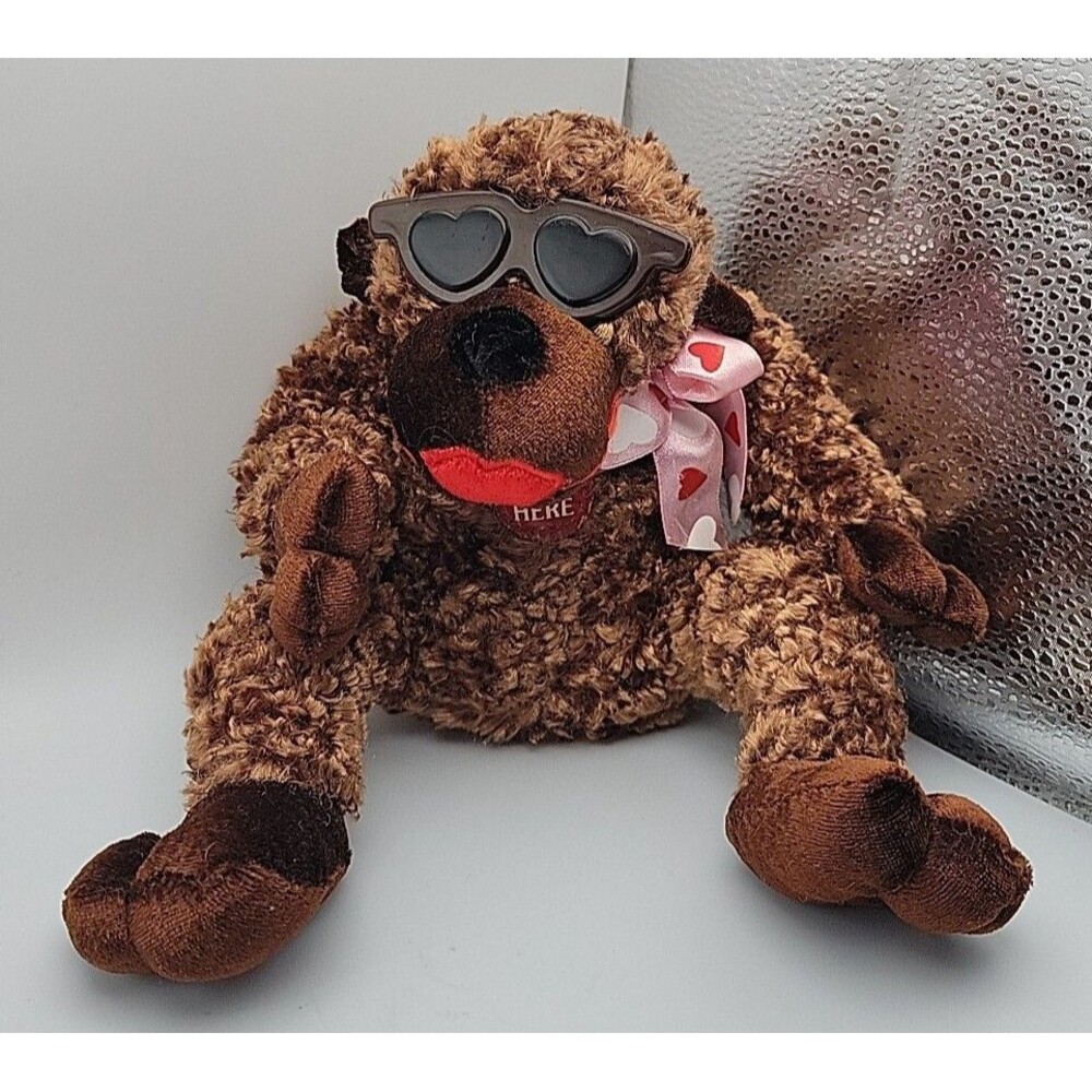 VTG DAN DEE KISSING MONKEY "I LOVE YOU" 💋 GORILLA PLUSH SOFT Stuffed Gift